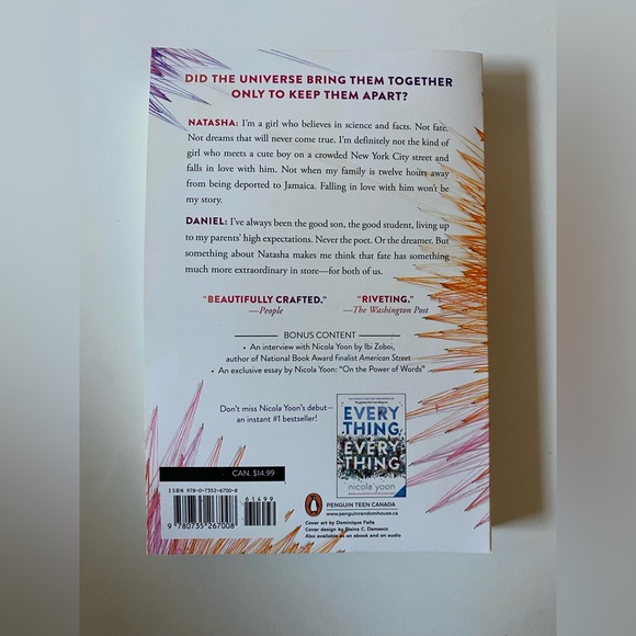 The Sun Is Also A Star Paperback Book - Picture 2 of 2